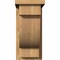 Ekena Millwork Alpine Smooth Corbel w/Backplate, Western Red Cedar, 7 1/2"W x 12"D x 16"H COR08X12X16ALP01SWR - alternate 3